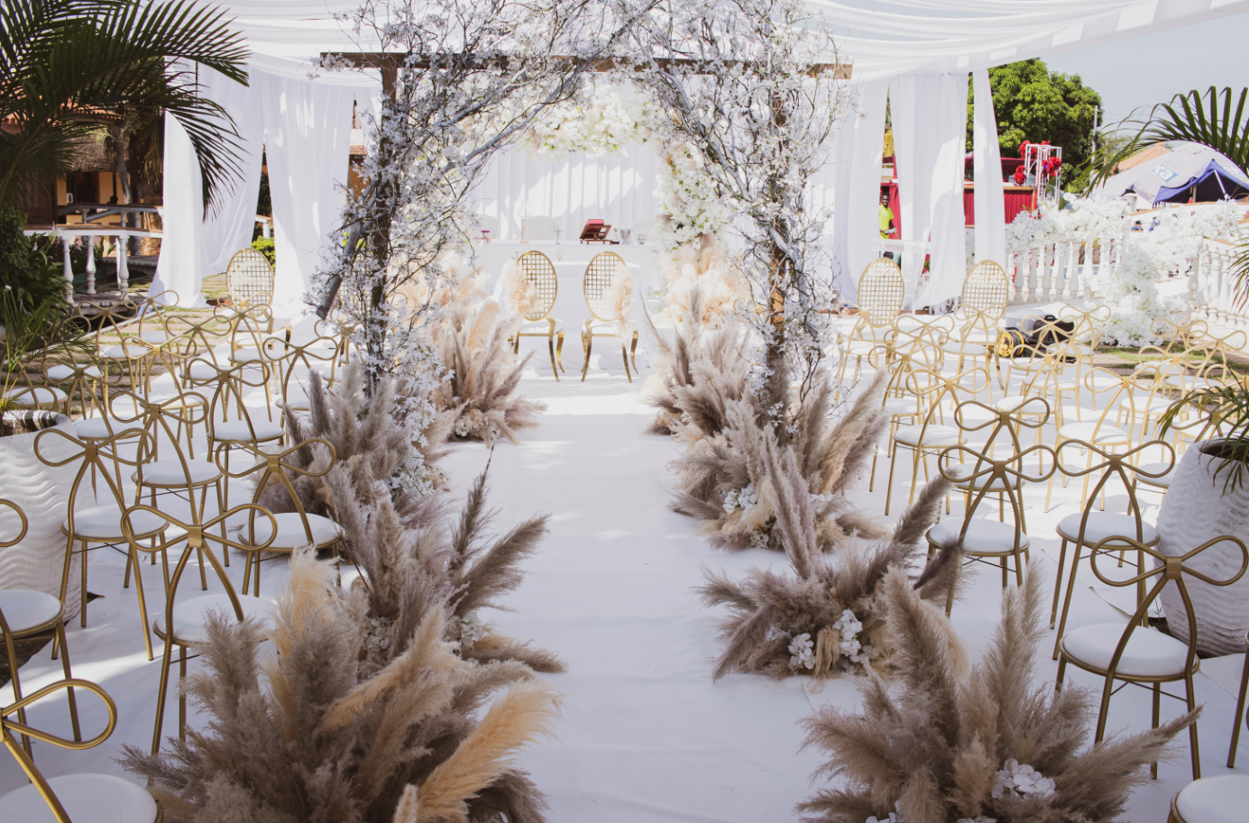 European Wedding Ceremony Full Scene Setup Package