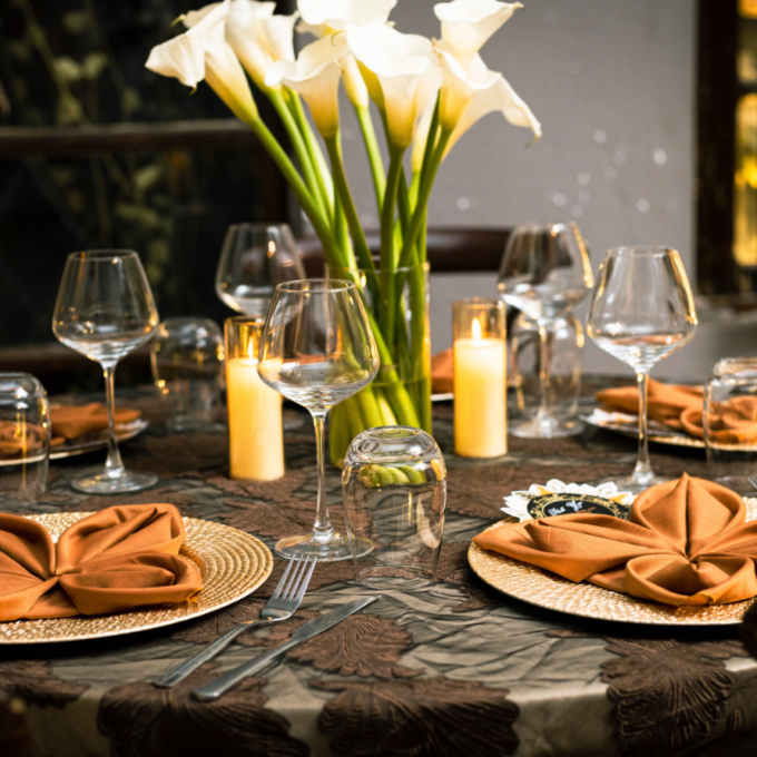 Autumn Harvest Theme Table Setup Package