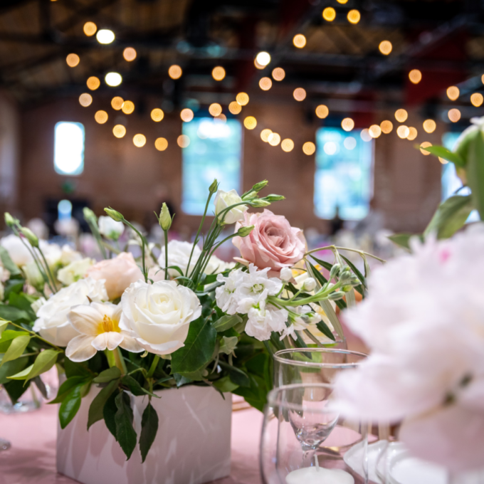 Engagement Party Floral and Lighting Decor Package