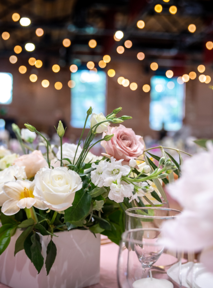 Engagement Party Floral and Lighting Decor Package