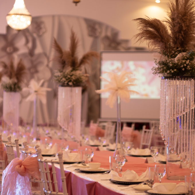 Castle Style Banquet Hall Setup Package