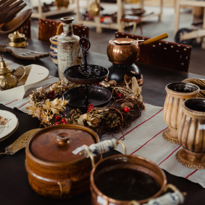 Vintage Market Stall Setup Package
