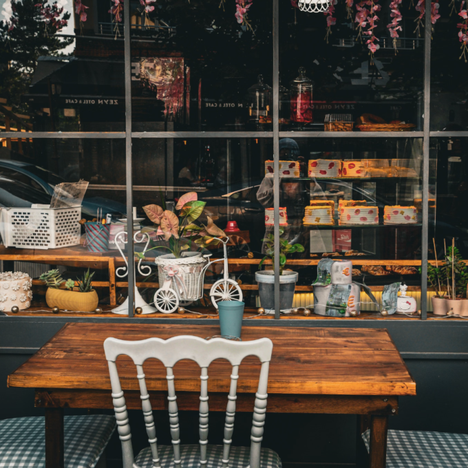 Coffee Shop Opening Window Display Setup Package